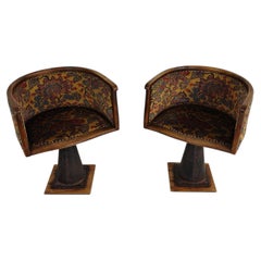 One-of-a-Kind Swivel Boat Chairs  Circa 1900–1920