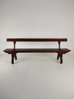 Victorian Pitch Pine Railway Bench – Halstead’s Makers, Todmorden