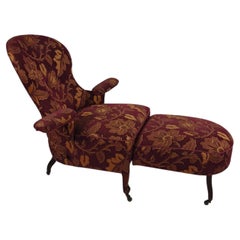 Early 20th-Century Adjustable Reclining Armchair by Drevette L.M., circa 1900–19
