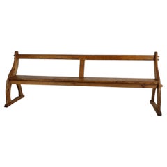Victorian Pitch Pine School Benches – Circa 1900, England