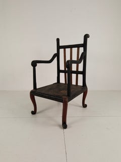 Chinoiserie English Armchair Circa 1900