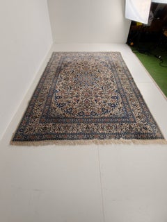 Exquisite Hand-Knotted Persian Nain Rug