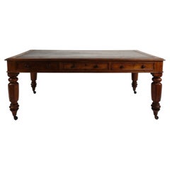 Bureau double face anglais du XIXe siècle, de marque S. & H. ; Jewel