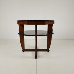 Amsterdam School Coffee Table – Oak with Veneer Inlay, circa 1920