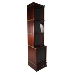 Late 20th Century Hardwood Barrister Bookcase