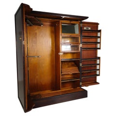 1920s Compactom Ltd Gentleman’s Wardrobe – Complete Fitted Interior