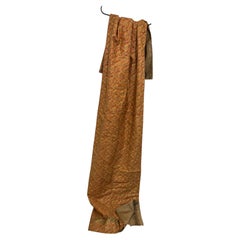 Fortuny pair panels dbl sided Malmaison/Richelieu flannel lined