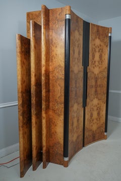 Vladimir Kagan Modern Three-Piece Wall Unit Cabinet