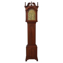 Horloge de parquet « Louis Irion Cherry », style Chippendale du XVIIIe siècle