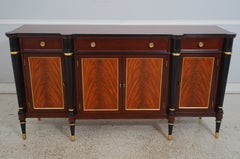 John Widdicomb Regency Mahogany Sideboard with Ebonized Accents