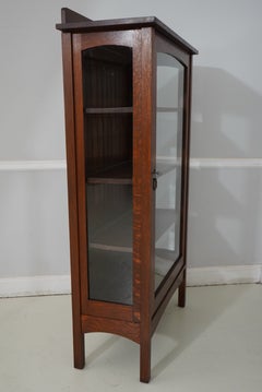 STICKLEY Mission Oak Arts & Crafts Antique Bookcase