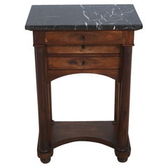 Late 18th Century French Directoire / Early Empire Marble-Top Stand, circa 1780s