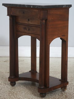 Late 18th Century French Directoire / Early Empire Marble-Top Stand, circa 1780s