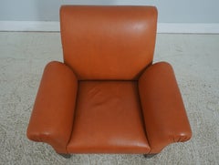 Pair Of GEORGE SMITH Butterfly Leather Club Chairs