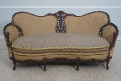 EJ Victor Victorian Style Sofa by Carol Hicks Bolton, Upholstered, USA