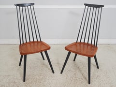 Set of 6 Modern Cherry Dining Chairs, Maine Cottage Studio, Circa 2017