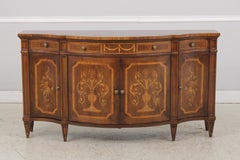 Karges Italian Continental Server Cabinet, Mahogany & Inlays, 1980s