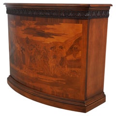 FRANCISCO MOLON Italian Inlaid Walnut Credenza Cabinet