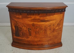 FRANCISCO MOLON Italian Inlaid Walnut Credenza Cabinet