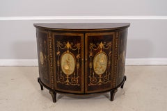 Pair DECORATIVE CRAFTS Adams Paint Decorated Commodes
