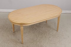 Italian Neoclassical Dining Room Table & Chairs Set