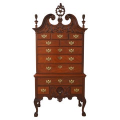 KINDEL Winterthur Van Pelt Mahogany Highboy