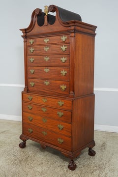 18th Century Chippendale High Chest, Boston, Circa 1760-1790