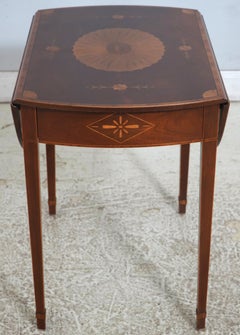 Pair Of BAKER George III Mahogany Pembroke Drop Side Tables