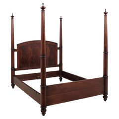 BAKER Milling Road Flame Mahogany 4 Post Queen Size Bed