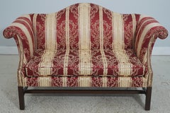 KITTINGER Colonial Williamsburg WA - 1055 Mahogany Camelback Sofa Loveseat
