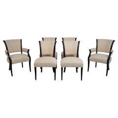 Set of 6 BAKER Barbara Barry Upholstered Dining Chairs, Modern Design