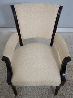 Set of 6 BAKER Barbara Barry Upholstered Dining Chairs, Modern Design