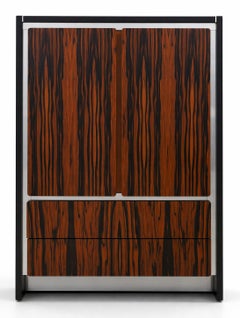 John Stuart Milo Baughman: Kleiderschrank im Mid-Century-Modern-Stil aus Makassar-Ebenholz, um die 1960er Jahre