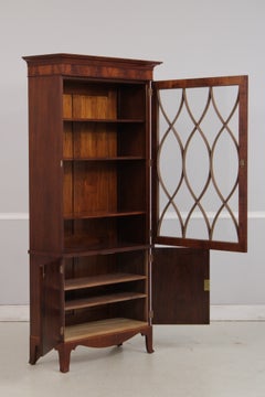 MCMARTIN & BEGGINS Bench Made Mahogany China Cabinet