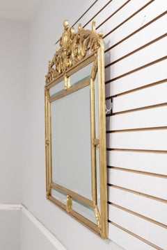 FRIEDMAN BROTHERS Adam Style Gold Horizontal Mirror