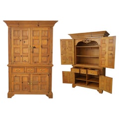 BAKER Milling Road English Country Pine Linen Cabinet