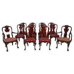 Set di 12 sedie da pranzo KINDEL Winterthur, ciliegio e mogano, 1998