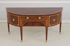 BAKER Colonial Williamsburg Sideboard, Inlaid Mahogany, Federal Style