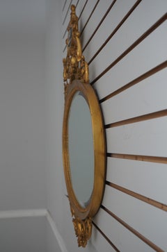 CARVERS GUILD Oval Louis XV Gold Frame Wall Mirror