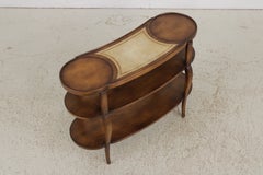 Pair Of BAKER Three-Tier Leather Top Stands