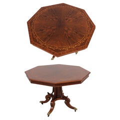 JOHN WIDDICOMB Russian Empire Walnut Center Table