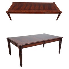 Ralph Lauren Mahogany Dining Table, English Regency Style, Circa 2000s