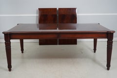 Ralph Lauren Mahogany Dining Table, English Regency Style, Circa 2000s