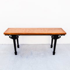 Michael Taylor for Baker Far East Expandable Lacquered Console Table