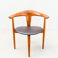 Rare Danish Teak Armchair with Rosewood Inlay by Erik Andersen & Palle Pedersen