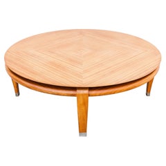 Restored 1950s Paul Laszlo for Brown Saltman Floating Top Mahogany Coffee Table