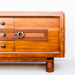 Restored 1930s Charles Dudouyt French Art Deco Sideboard / Buffet in Walnut