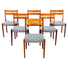 Restored 1970s Solid Teak Scandinavian Dining Chairs by Svegards