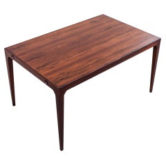 Restaurierter Esstisch im dänischen Modern-Stil aus brasilianischem Palisander von Winding & Hundevad
