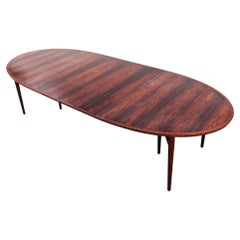 Vintage Arne Vodder Danish Modern Rosewood Extension Dining Table, Model 212